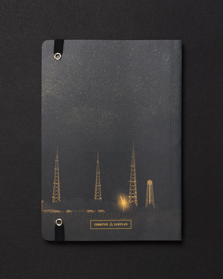 Ready to Launch Dark Analysis A5 Softcover Notebook