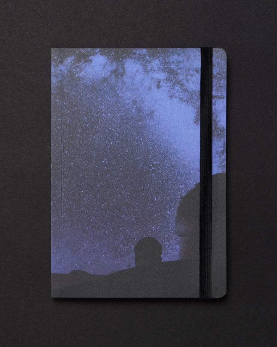 Observatory & Stars Dark Analysis A5 Softcover Notebook