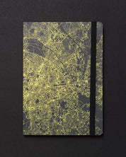 Paris at Night Dark Analysis A5 Softcover Notebook