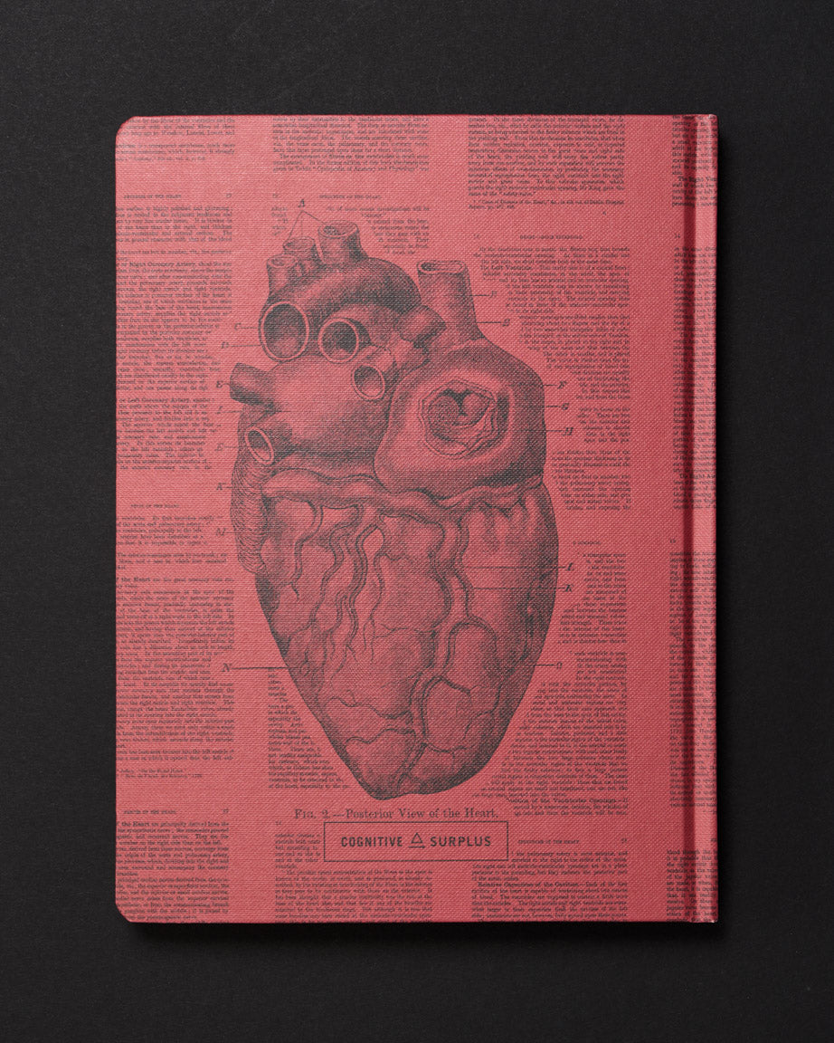 Anatomical Heart Dark Matter Notebook