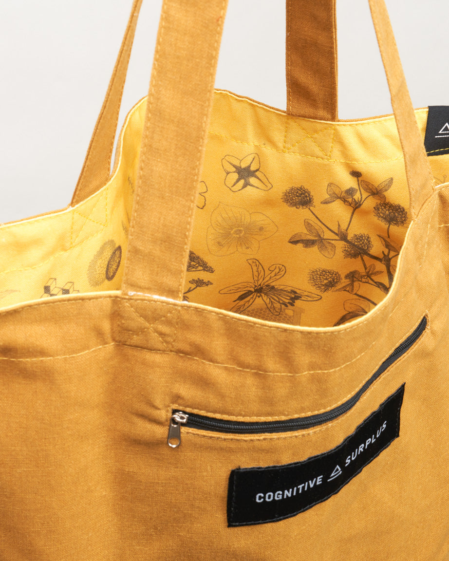 Honey Bee Canvas Shoulder Tote