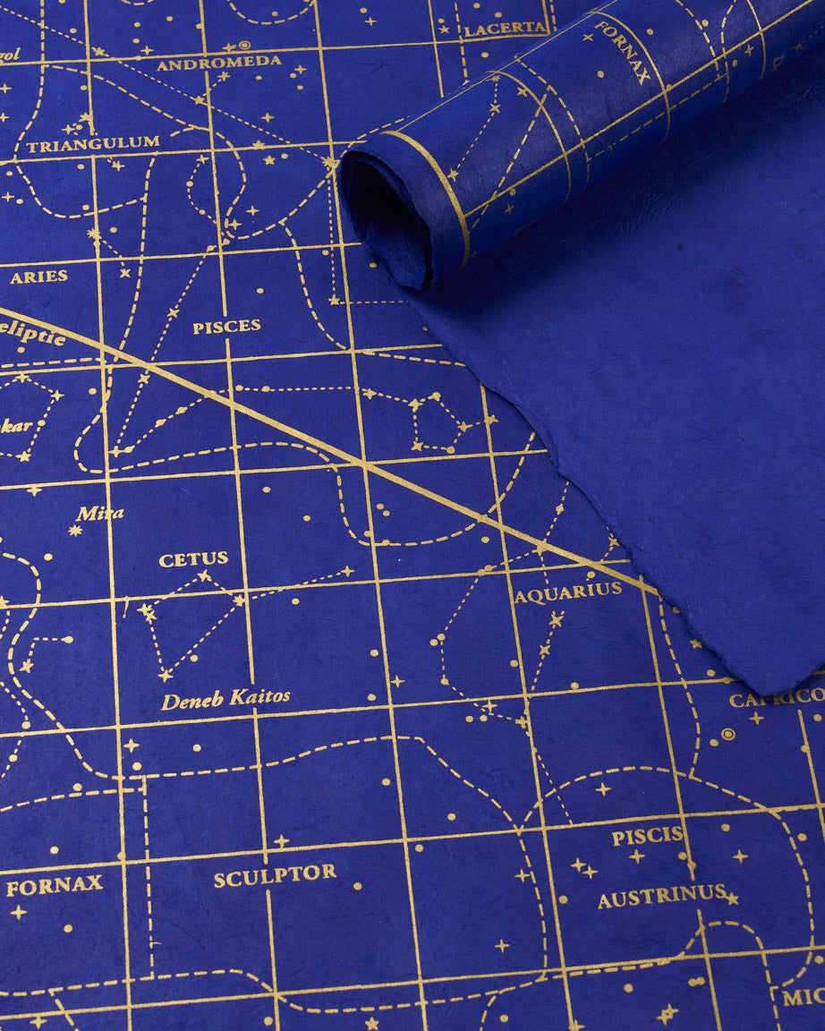 Vintage Star Chart Wrapping Paper