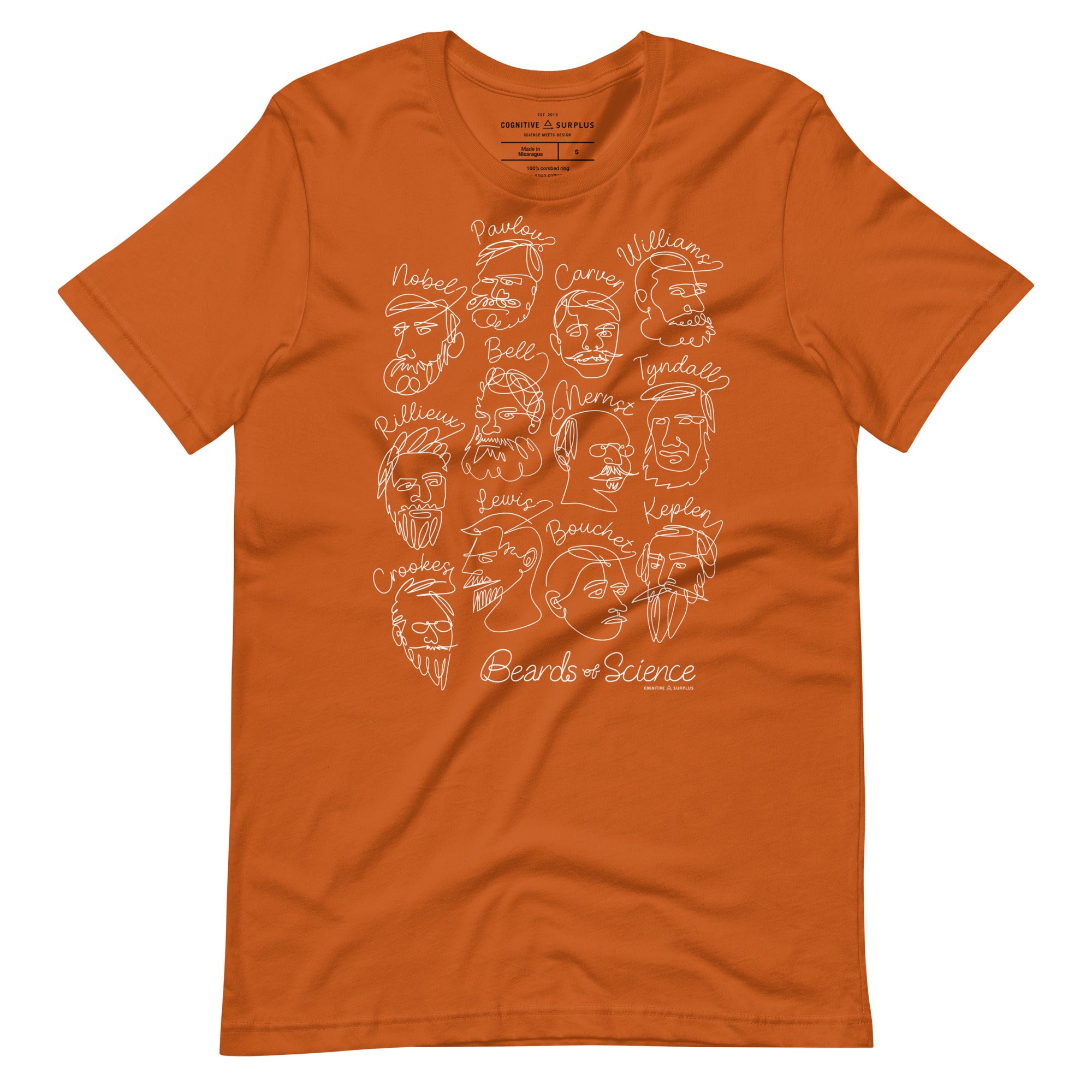 Great Beards of Science Graphic Tee