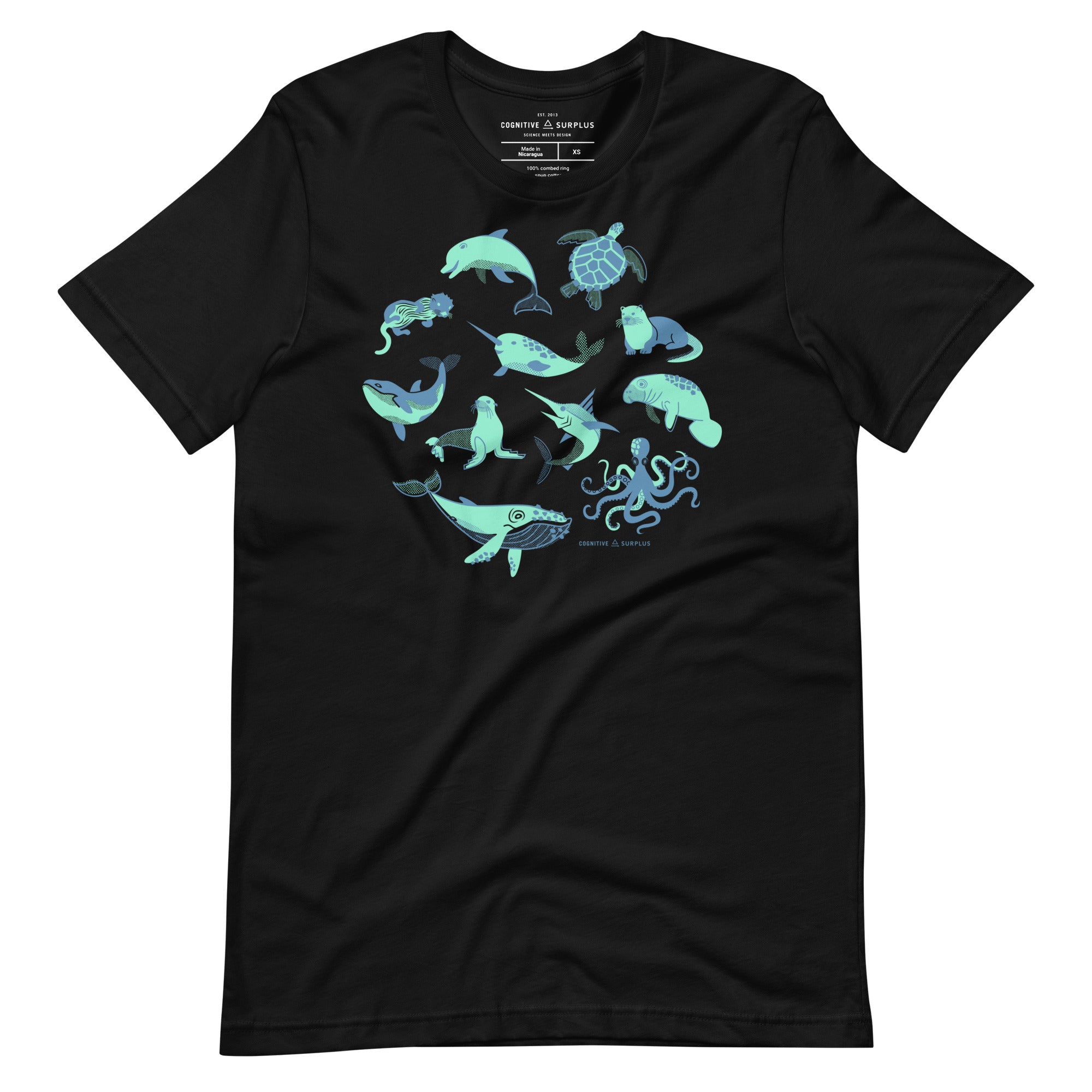 Retro Marine Life Graphic Tee