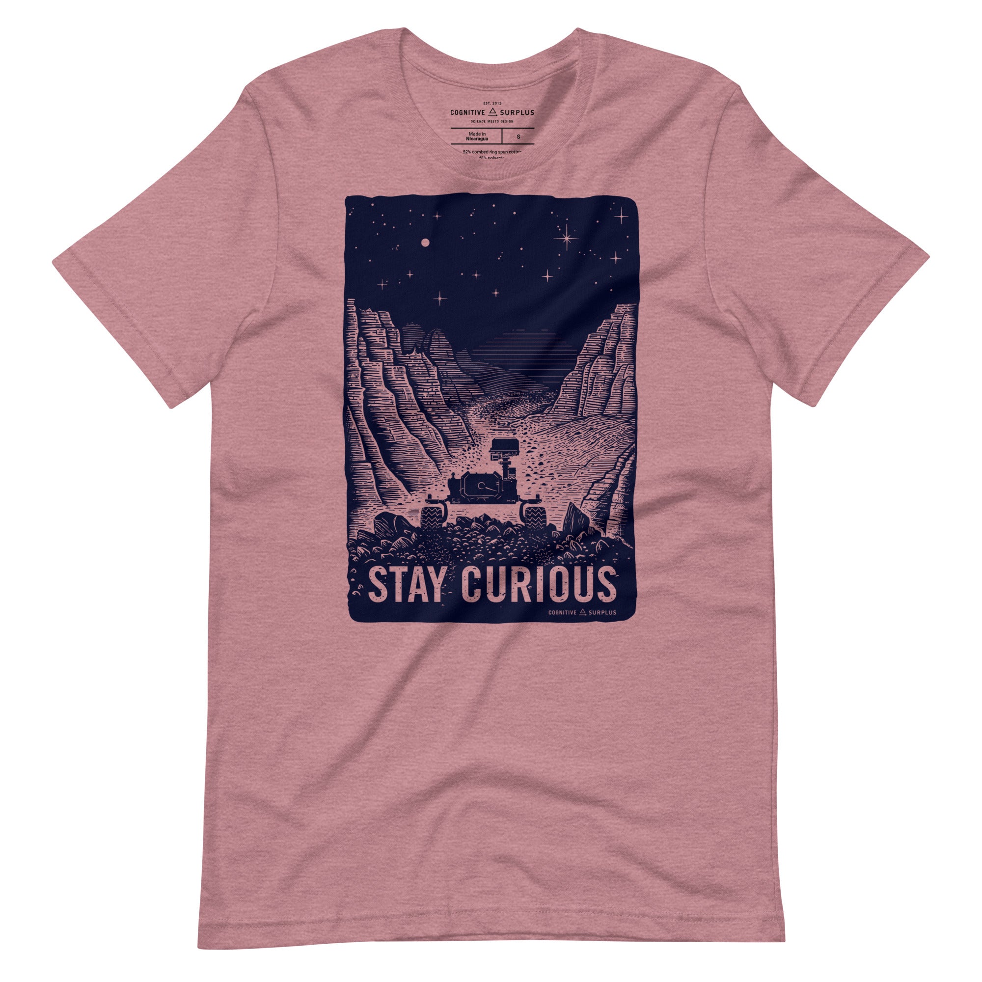 Stay Curious – Mars Rover Graphic Tee