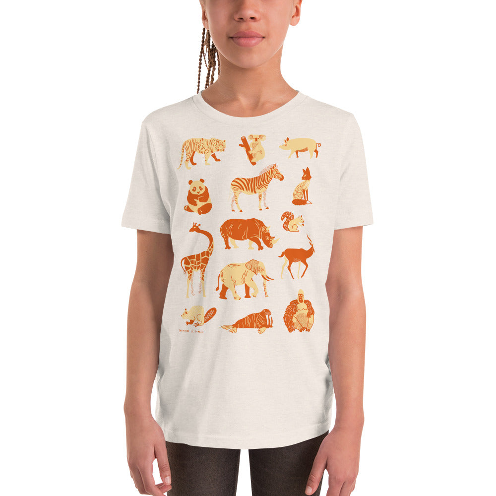 Retro Mammals Youth Graphic Tee