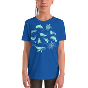 Retro Marine Life Youth Graphic Tee