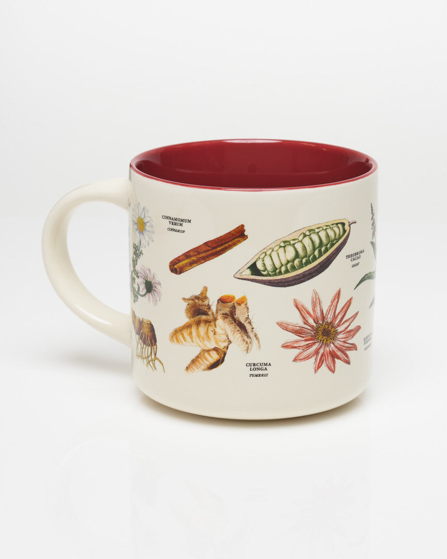 The Botany of Tea Mug 15 oz Ceramic Mug