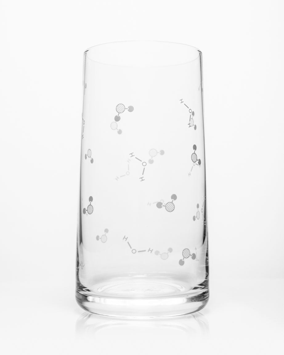 Water Chemistry Drinking Glass