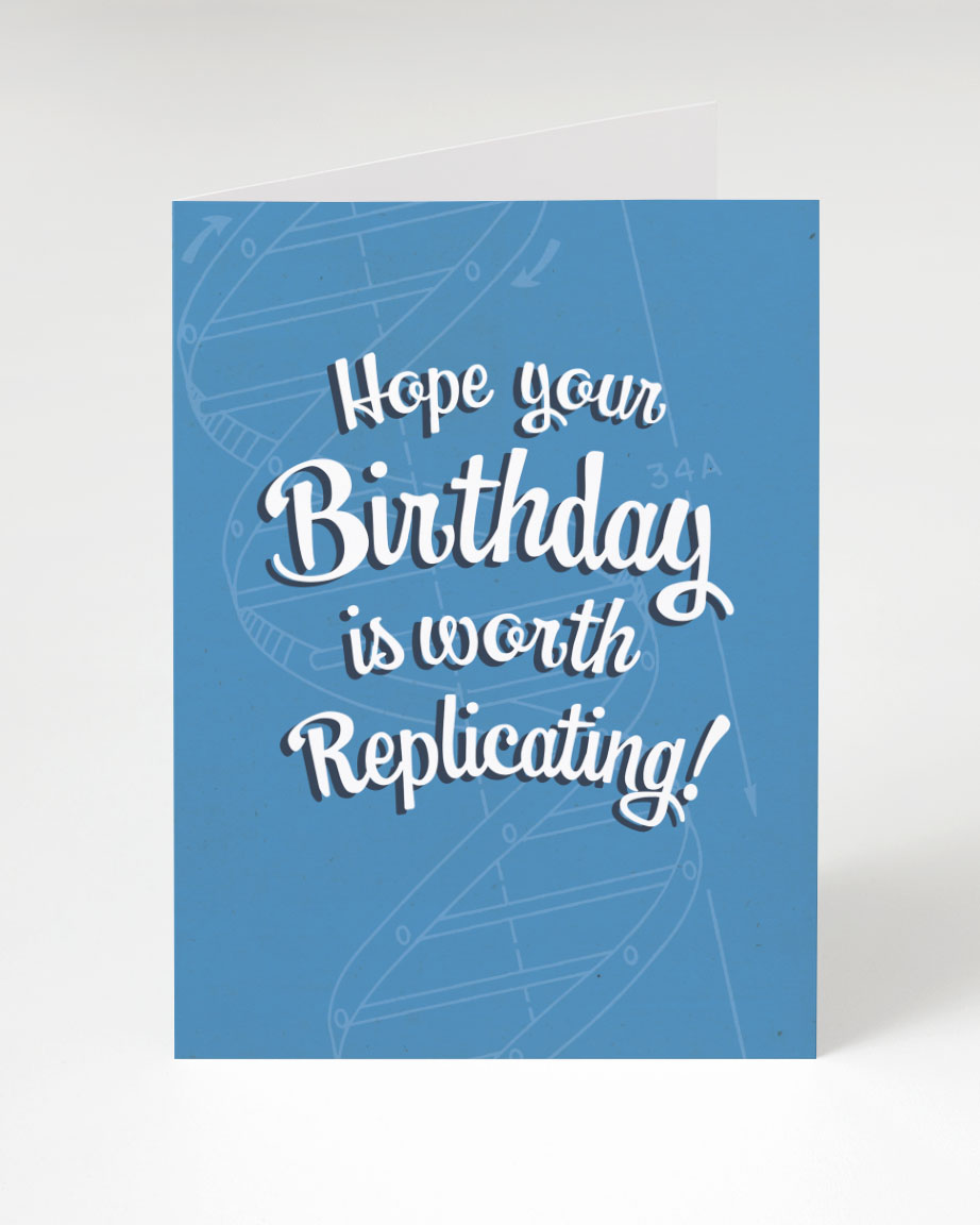 DNA: Hope Your Birthday is Worth Replicating Card