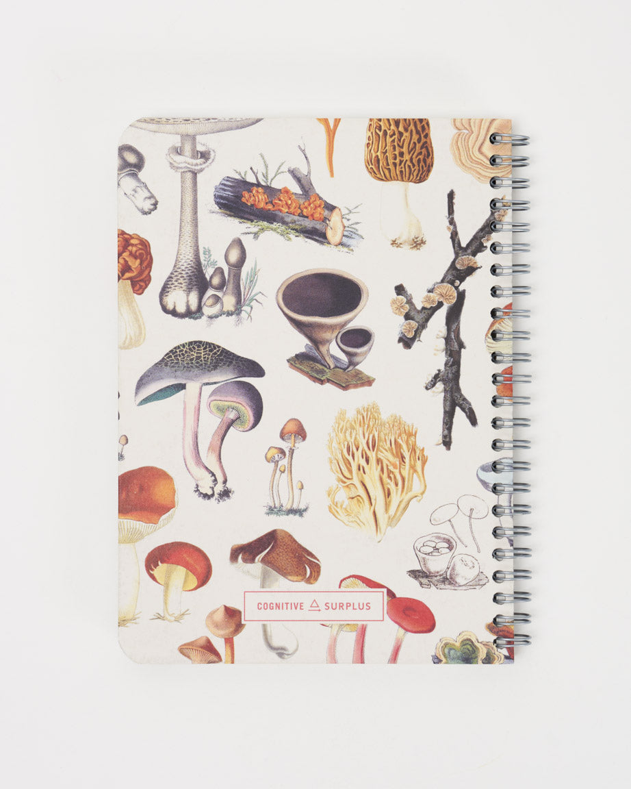 Mushrooms Spiral Notebook