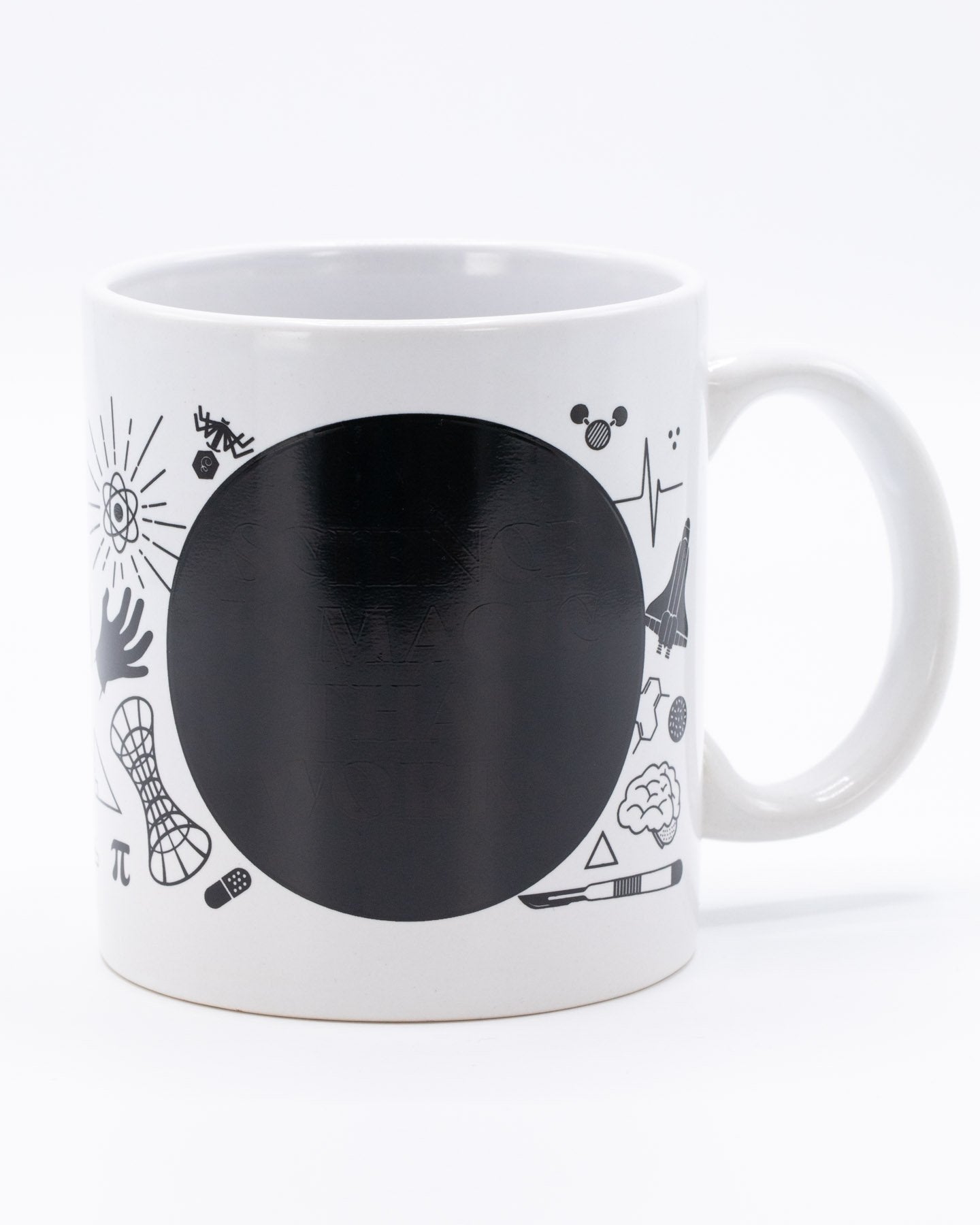 Science is Magic That Works Heat Change Mega Mug