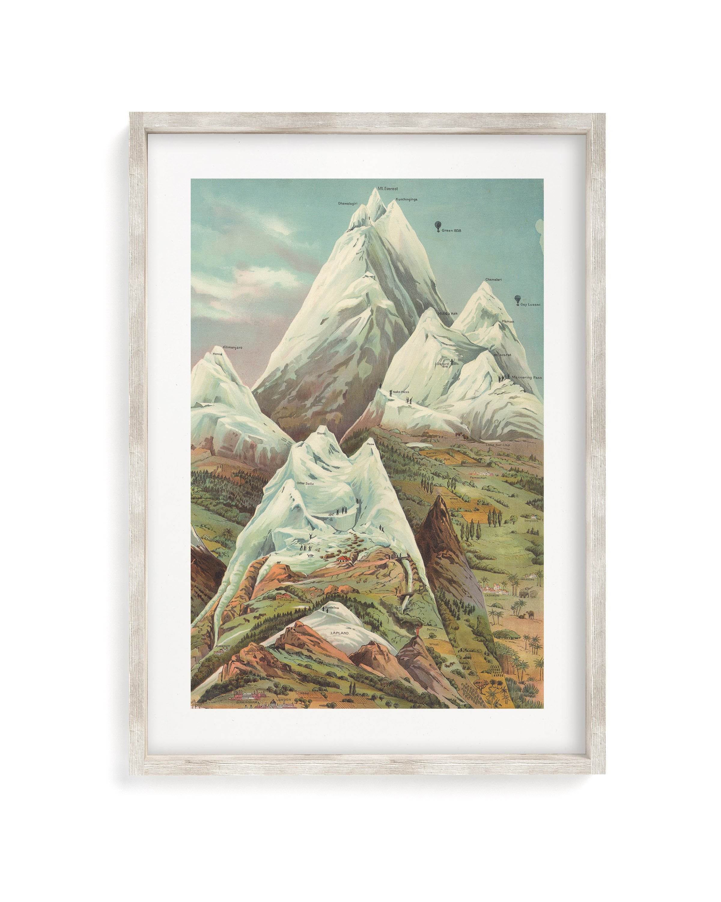 Ascending Regions Plate 2 Museum Print