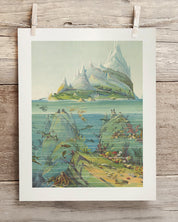 Descending Regions Museum Print