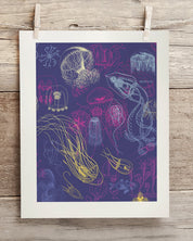 Jellyfish Museum Print