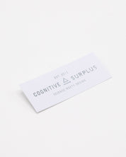 Cognitive Surplus Logo Silver Sticker