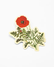 Poppy Flower Sticker