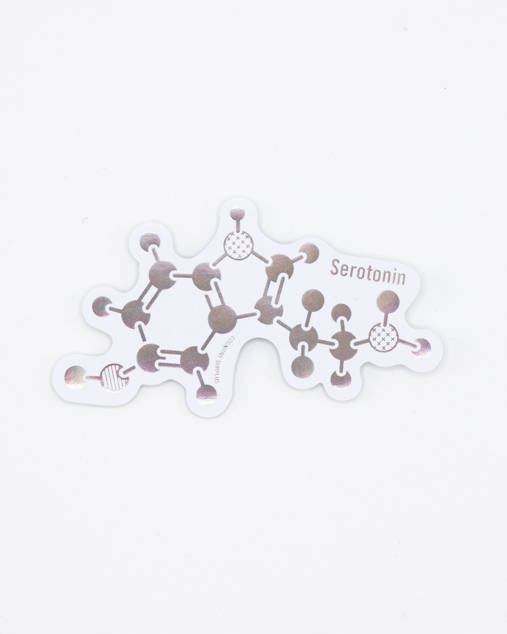 Serotonin: Happiness Molecule Sticker