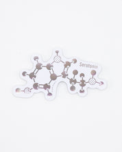 Serotonin: Happiness Molecule Sticker
