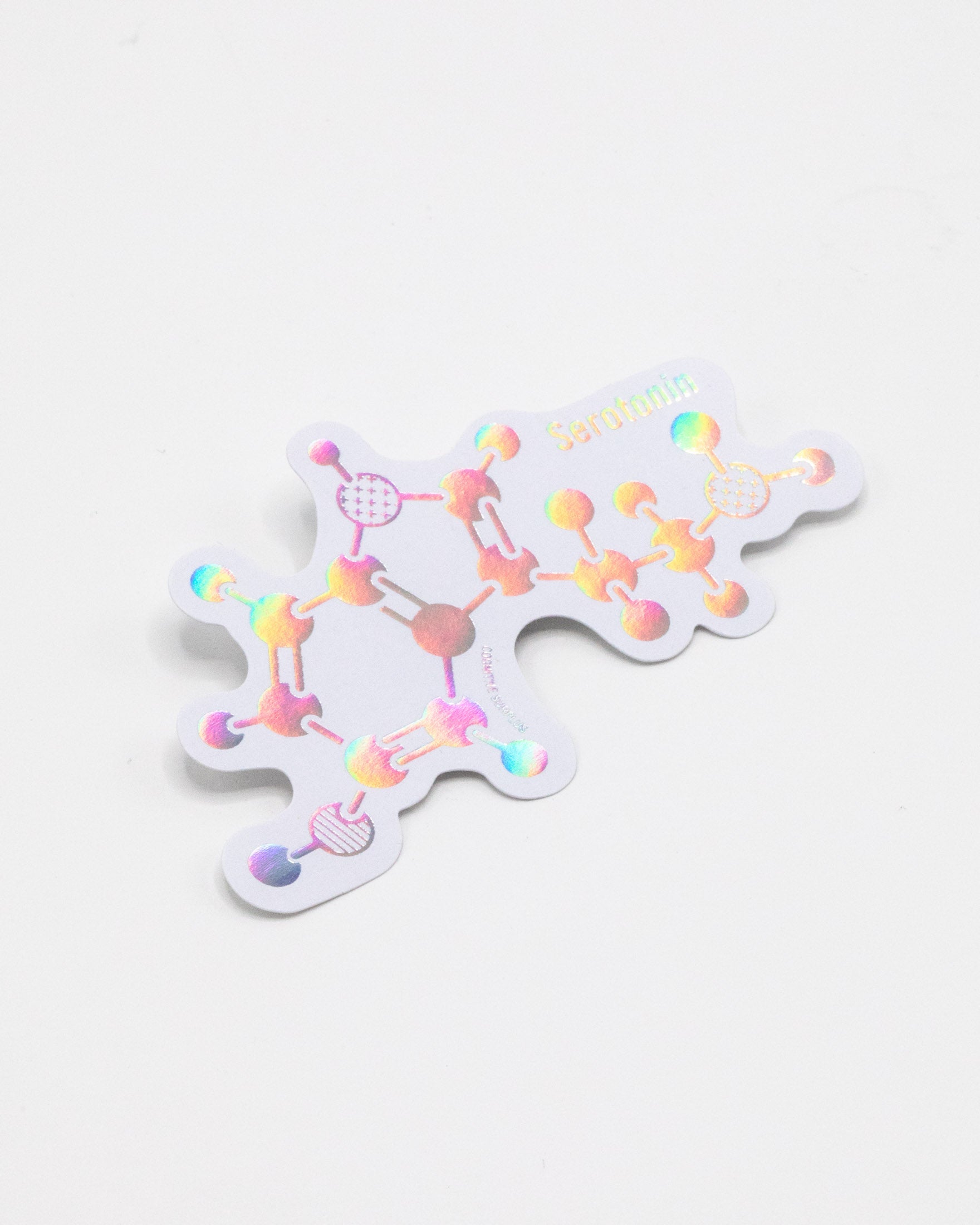 Serotonin: Happiness Molecule Sticker