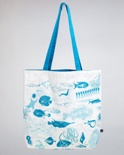 Marine Life Canvas Shoulder Tote