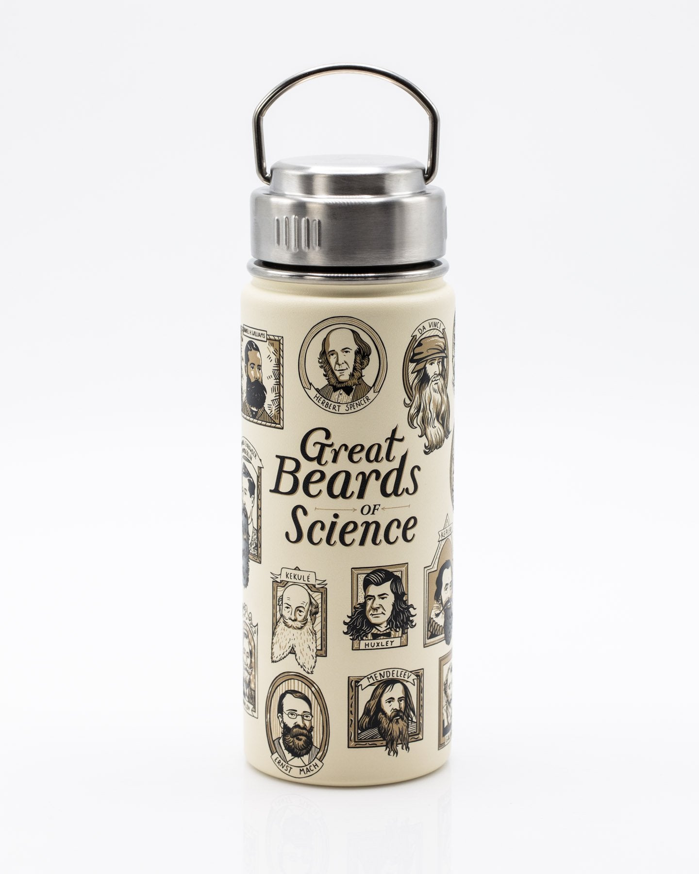 Beards of Science 18 oz Steel Bottle