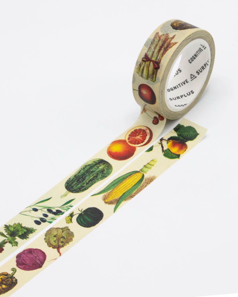 Fruit & Vegetable Harvest Washi Tape